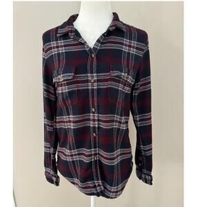 American Eagle Amazingly Soft Button Down Flannel Shirt - Slim Fit Medium
